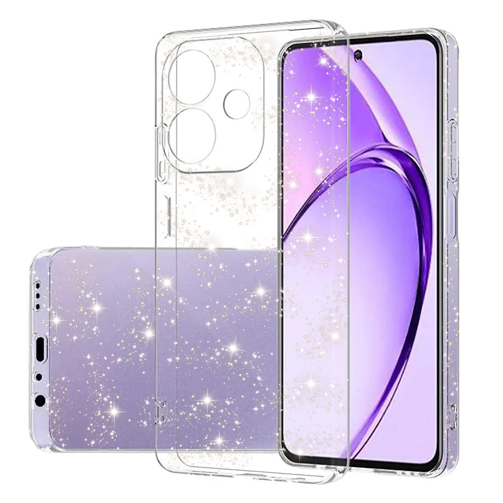 Capa para Oppo A3 4G / A3 5G, Techsuit, SparkleSkin, Transparente