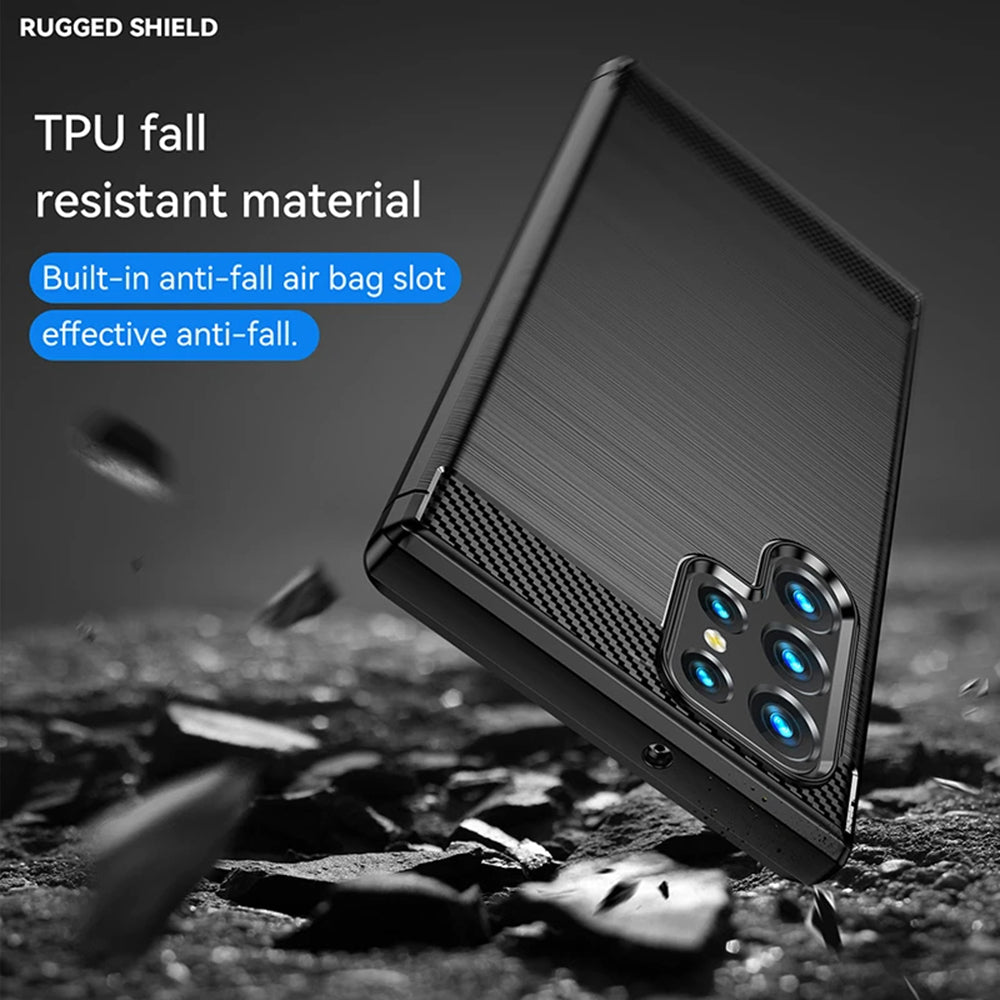 Capa para Oppo A3 4G / A3, Techsuit, Carbono, Preta