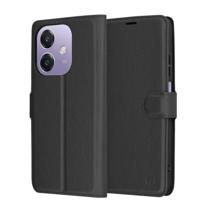 Capa para Oppo A3 4G / A3, Techsuit, Leather Folio, Preta
