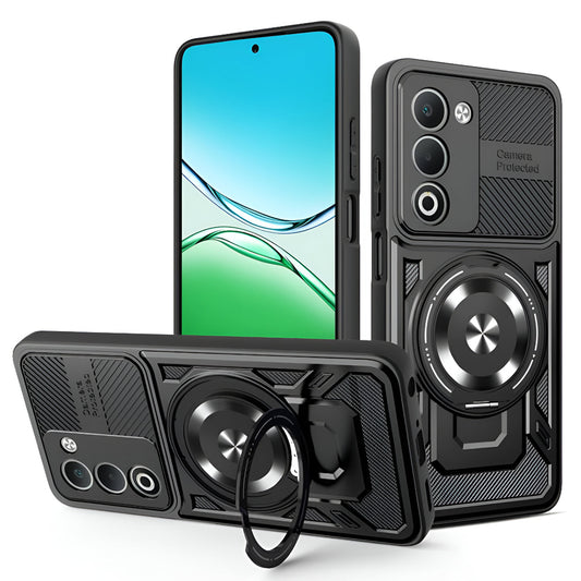 Capa para Oppo A5 4G / A5 5G, Techsuit, RuggedCam, Preta