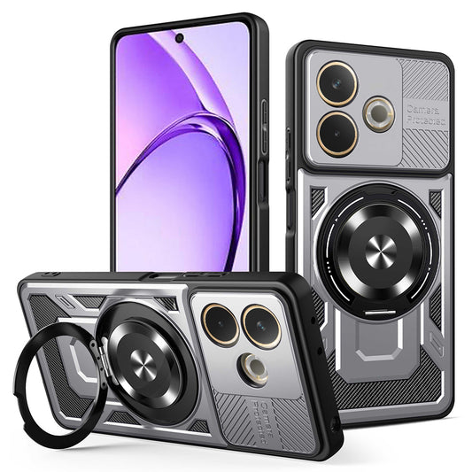Capa para Oppo A5 Pro 4G / A5 Pro, Techsuit, RuggedCam, Cinzento