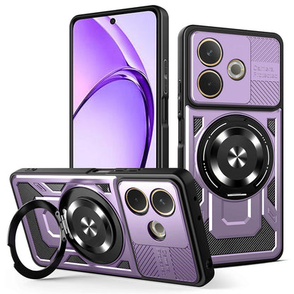 Capa para Oppo A5 Pro 4G / A5 Pro, Techsuit, RuggedCam, Roxo