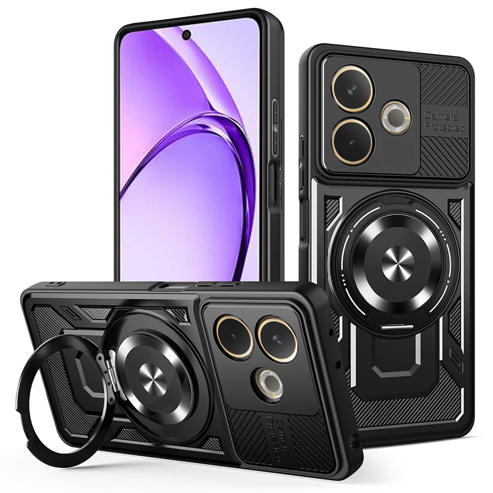 Capa para Oppo A5 Pro 4G / A5 Pro, Techsuit, RuggedCam, Preta