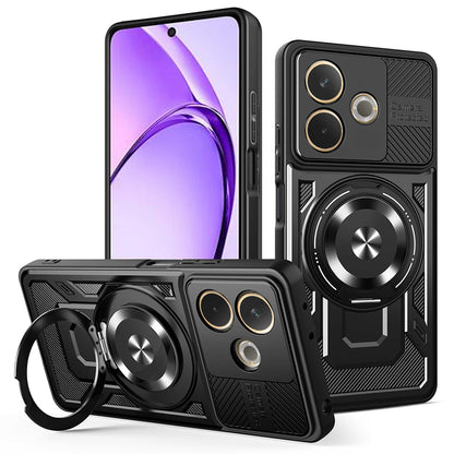 Capa para Oppo A5 Pro 4G / A5 Pro, Techsuit, RuggedCam, Preta