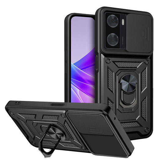 Capa para Oppo A57 4G / A57s / Oneplus Nord N20 SE, Techsuit, CamShield, Preta
