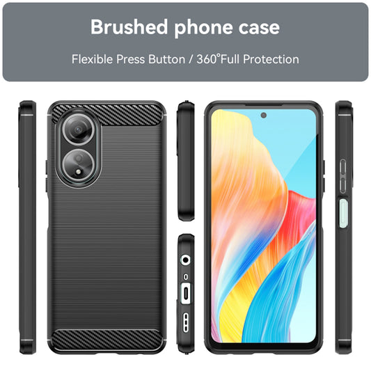 Capa para Oppo A58 4G, Techsuit, Carbono, Preta