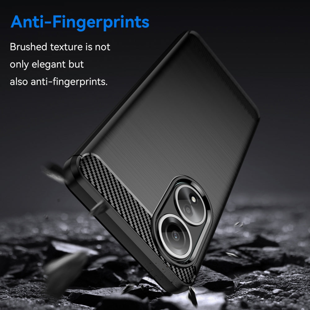 Capa para Oppo A58 4G, Techsuit, Carbono, Preta
