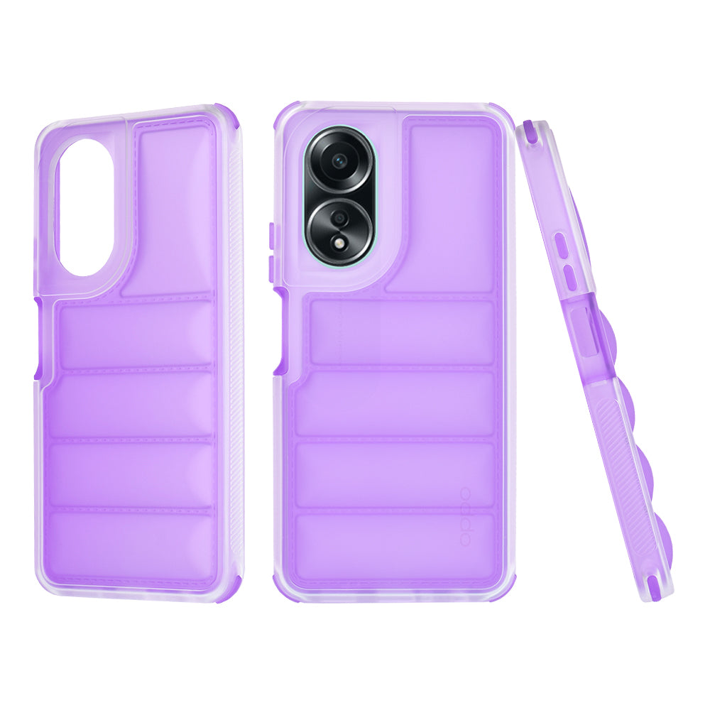 Capa para Oppo A58 4G, Techsuit, Wave Shield, Roxo