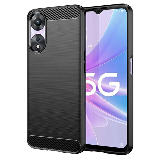 Capa para Oppo A58 5G / A78 5G, Techsuit, Carbono, Preta