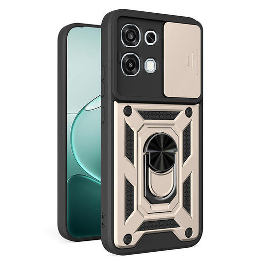 Capa para Oppo A6 Pro 5G / A6 Pro 4G, Techsuit, CamShield, Dourada