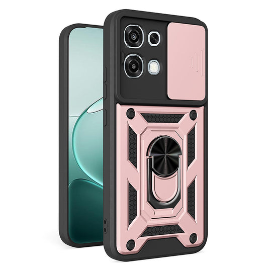 Capa para Oppo A6 Pro 5G / A6 Pro 4G, Techsuit, CamShield, Rosa Dourado