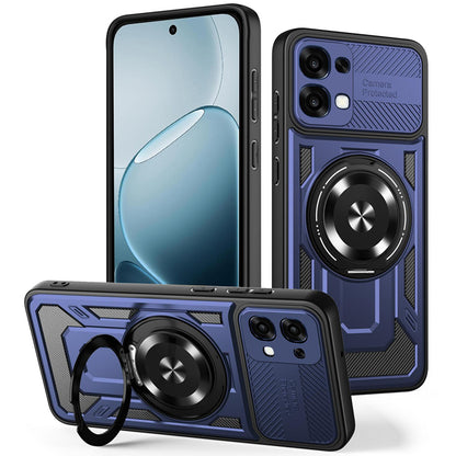Capa para Oppo A6 Pro 5G / A6 Pro 4G, Techsuit, RuggedCam, Azul