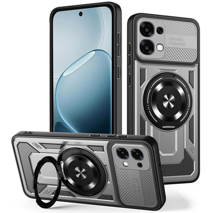 Capa para Oppo A6 Pro 5G / A6 Pro 4G, Techsuit, RuggedCam, Cinzento