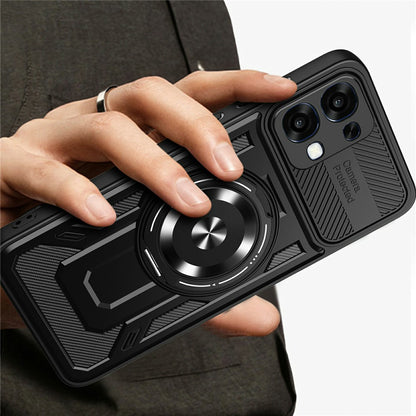 Capa para Oppo A6 Pro 5G / A6 Pro 4G, Techsuit, RuggedCam, Cinzento