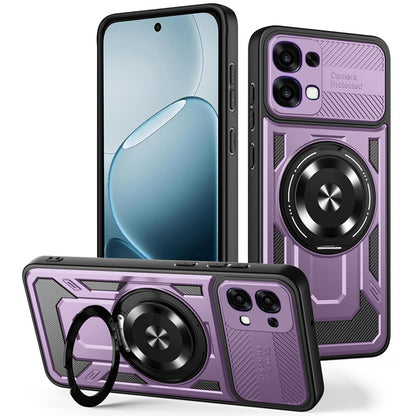 Capa para Oppo A6 Pro 5G / A6 Pro 4G, Techsuit, RuggedCam, Roxo