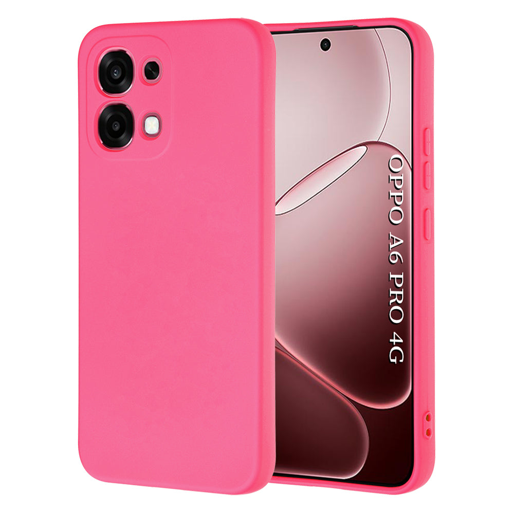 Capa para Oppo A6 Pro 5G / A6 Pro 4G, Techsuit, SoftFlex, Rosa Escuro