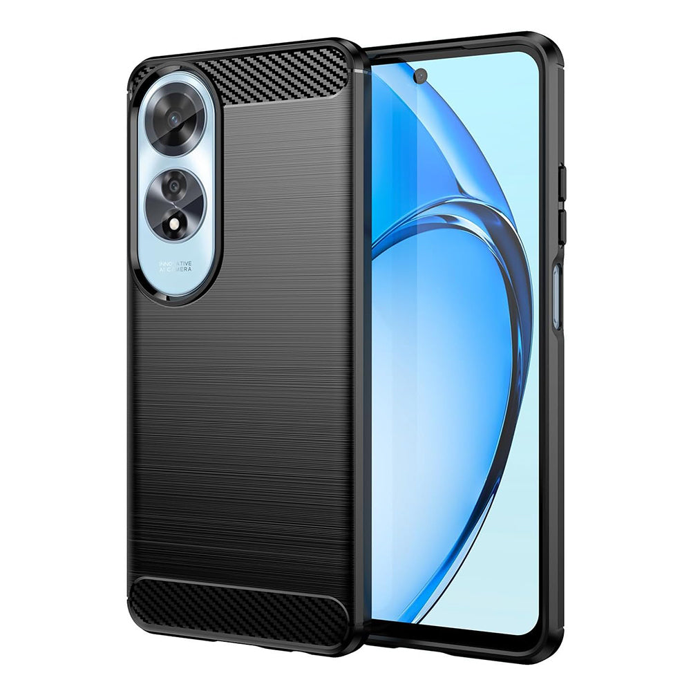 Capa para Oppo A60, Techsuit, Carbono, Preta
