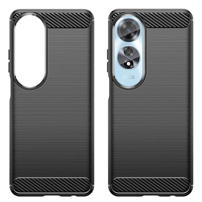 Capa para Oppo A60, Techsuit, Carbono, Preta