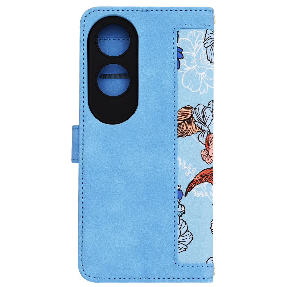 Capa para Oppo A60, Techsuit, FlipCraft, Azul