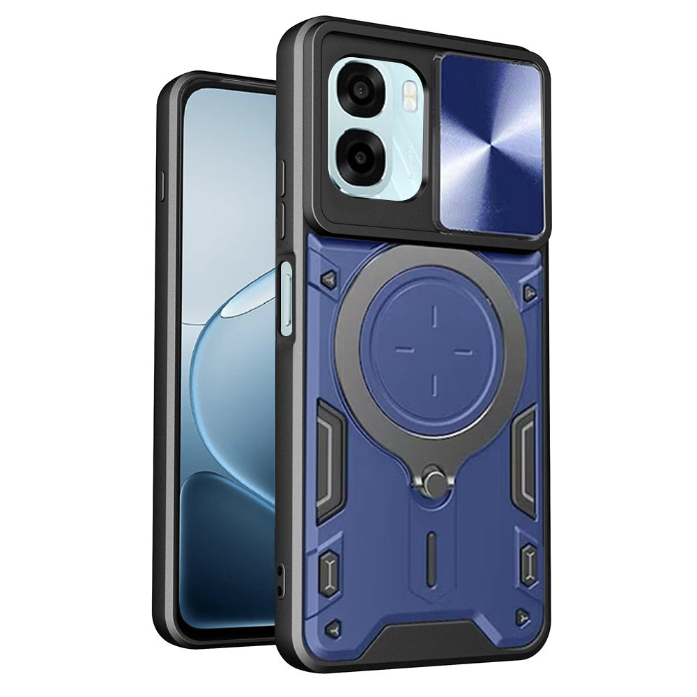 Capa para Oppo A6k 4G / A6x 4G / A6x / A6 4G, Techsuit, CamGuard Pro, Azul