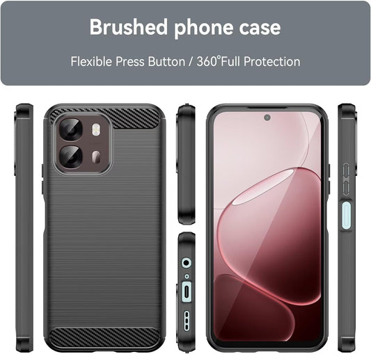 Capa para Oppo A6k 4G / A6x 4G / A6x / A6 4G, Techsuit, Carbono, Azul