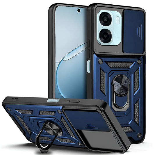 Capa para Oppo A6k 4G / A6x 4G / A6x, Techsuit, CamShield, Azul