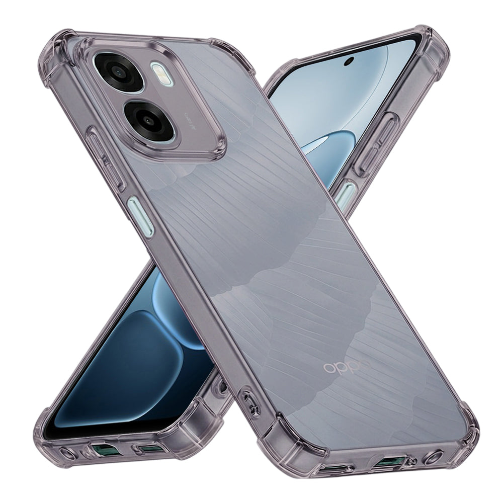 Capa para Oppo A6k 4G / A6x 4G / A6x, Techsuit, Transparente Antichoque, Fumada