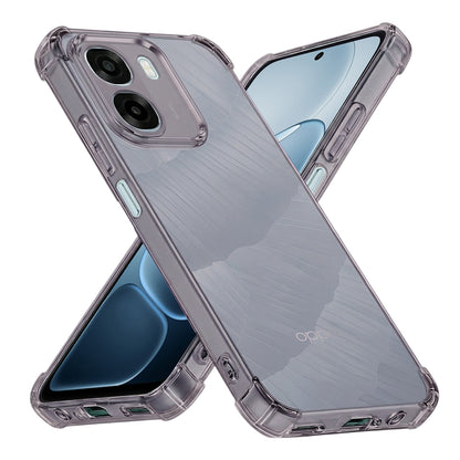 Capa para Oppo A6k 4G / A6x 4G / A6x, Techsuit, Transparente Antichoque, Fumada