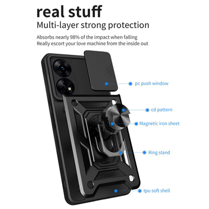 Capa para Oppo A78 4G, Techsuit, CamShield, Preta