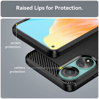 Capa para Oppo A78 4G, Techsuit, Carbono, Preta