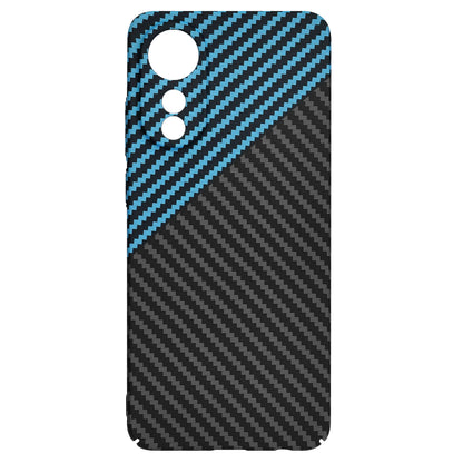 Capa para Oppo A78 4G, Techsuit, Carbonite FiberShell, Preto Azul