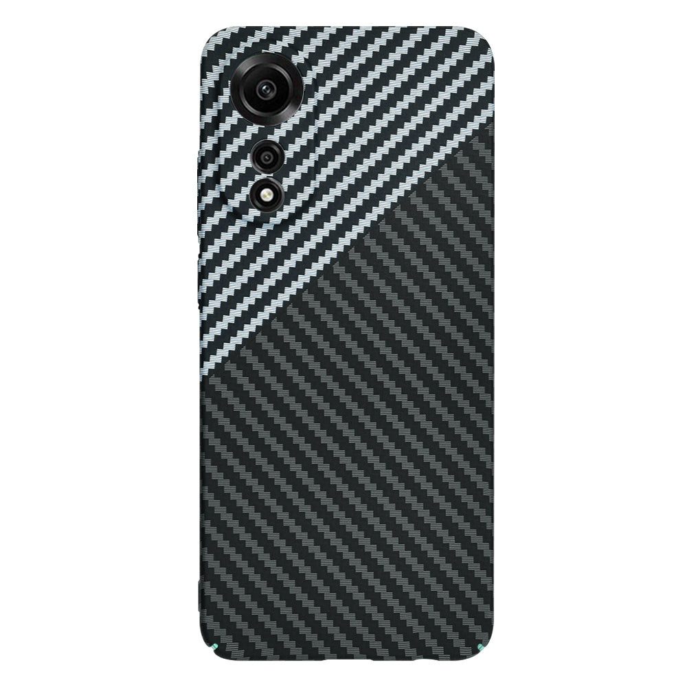 Capa para Oppo A78 4G, Techsuit, Carbonite FiberShell, Preto Cinzento