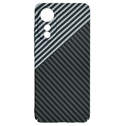 Capa para Oppo A78 4G, Techsuit, Carbonite FiberShell, Preto Cinzento