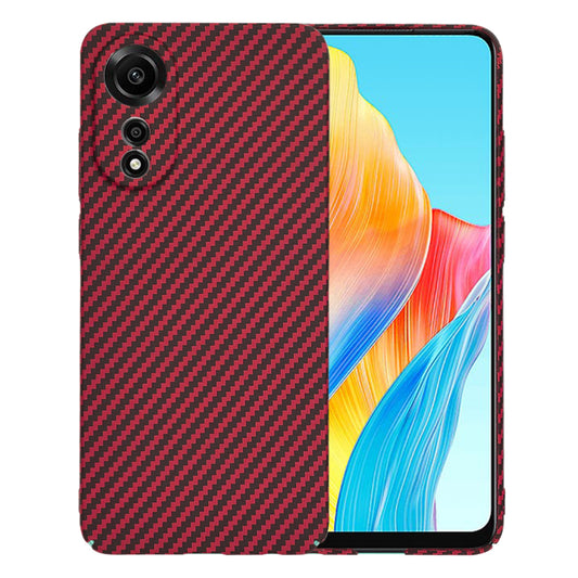 Capa para Oppo A78 4G, Techsuit, Carbonite FiberShell, Vermelha