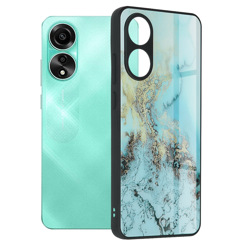 Capa para Oppo A78 4G, Techsuit, Glaze, Azul