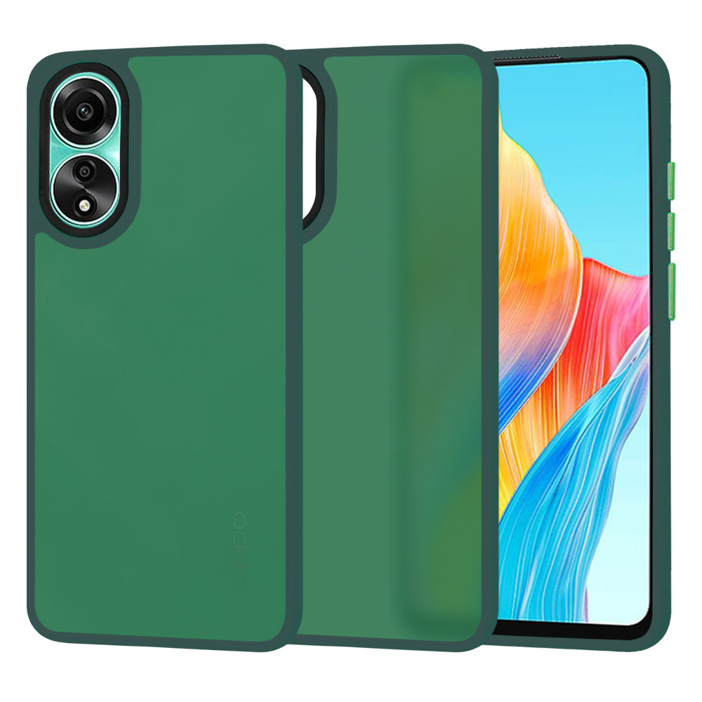 Capa para Oppo A78 4G, Techsuit, HaloFrost, Verde