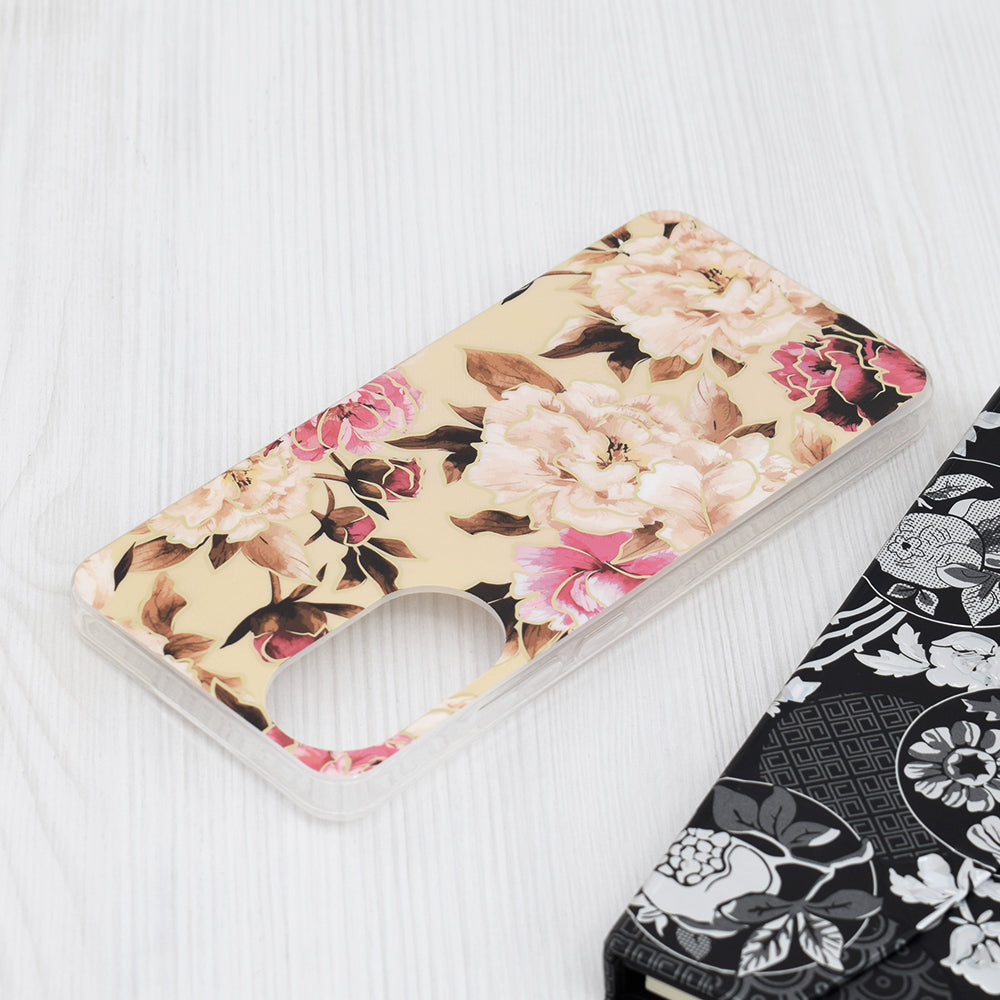 Capa para Oppo A78 4G, Techsuit, Marble, Bege