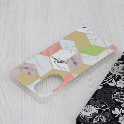 Capa para Oppo A78 4G, Techsuit, Marble, Roxo