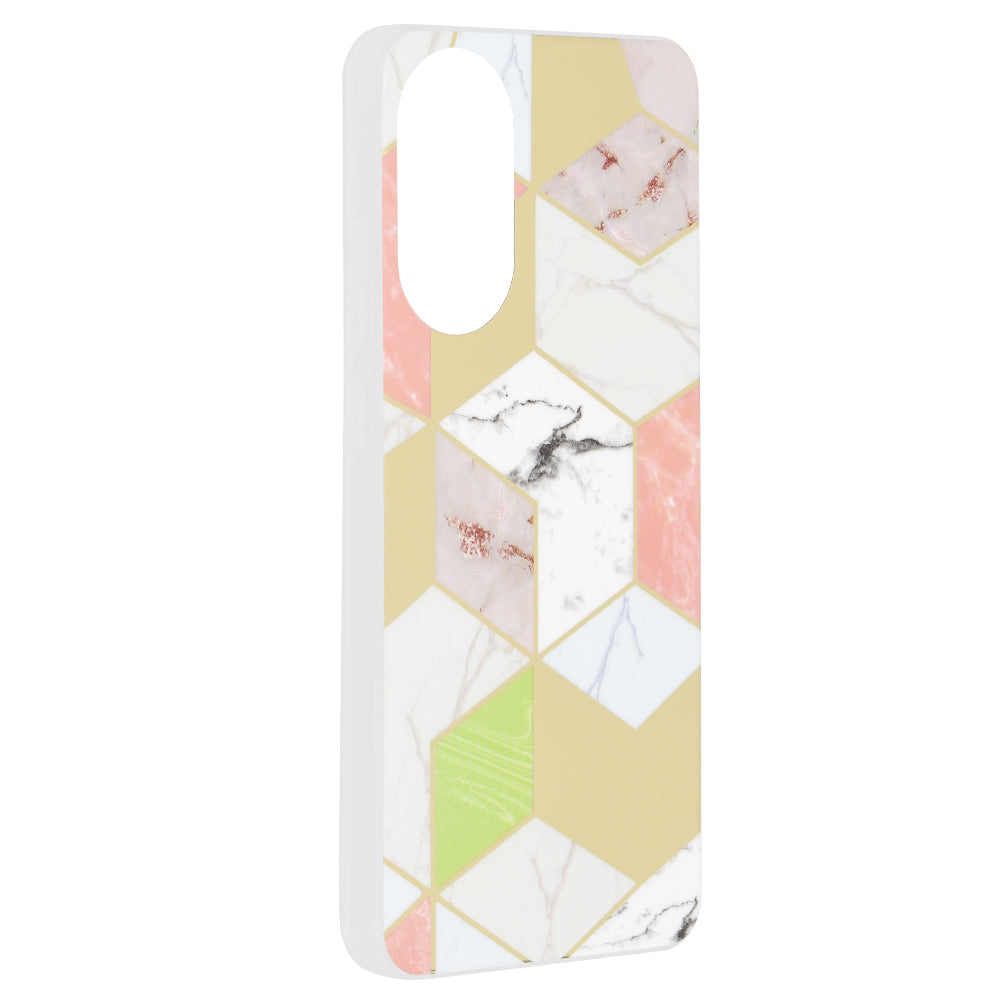 Capa para Oppo A78 4G, Techsuit, Marble, Roxo