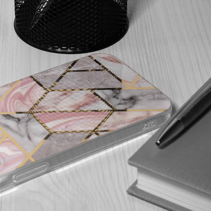 Capa para Oppo A78 4G, Techsuit, Marble, Rosa