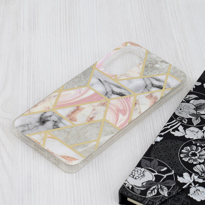 Capa para Oppo A78 4G, Techsuit, Marble, Rosa