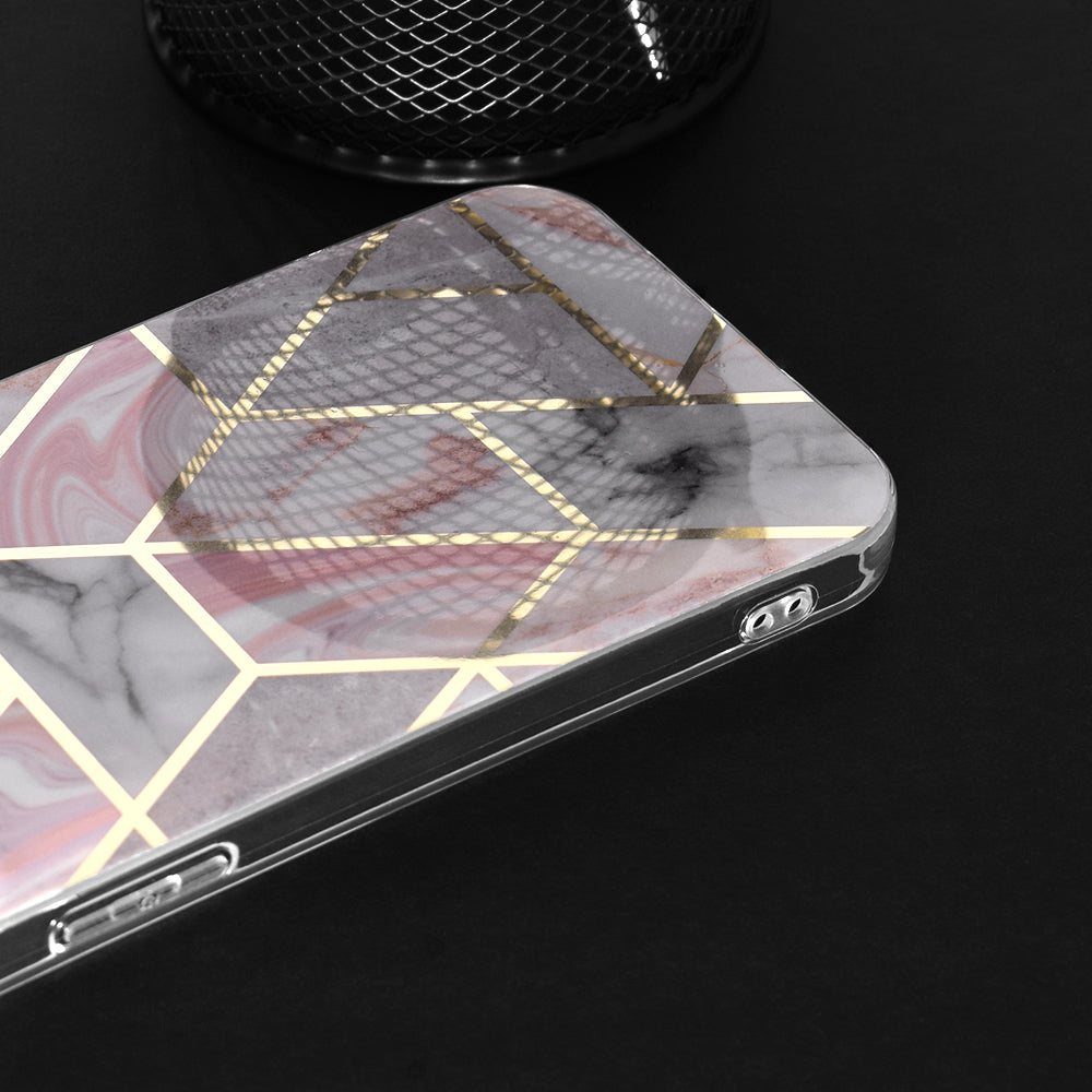 Capa para Oppo A78 4G, Techsuit, Marble, Rosa