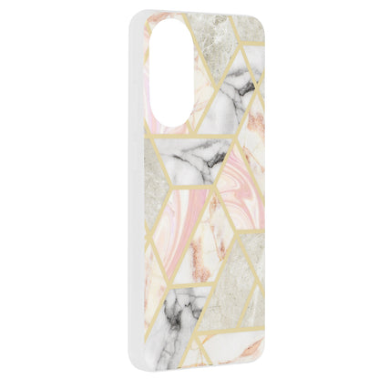 Capa para Oppo A78 4G, Techsuit, Marble, Rosa