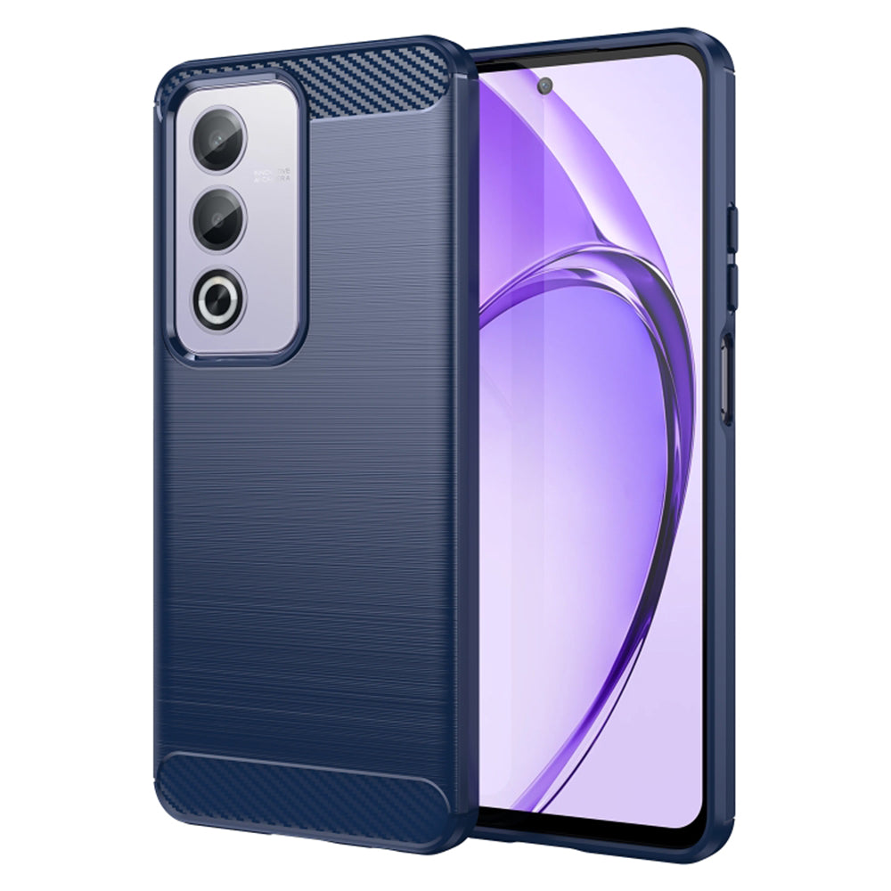 Capa para Oppo A80, Techsuit, Carbono, Azul