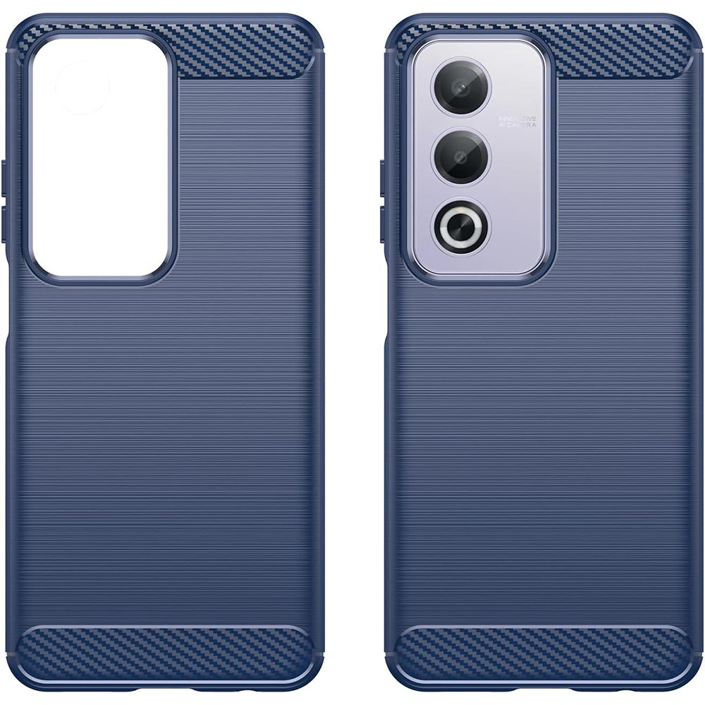 Capa para Oppo A80, Techsuit, Carbono, Azul