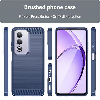 Capa para Oppo A80, Techsuit, Carbono, Azul