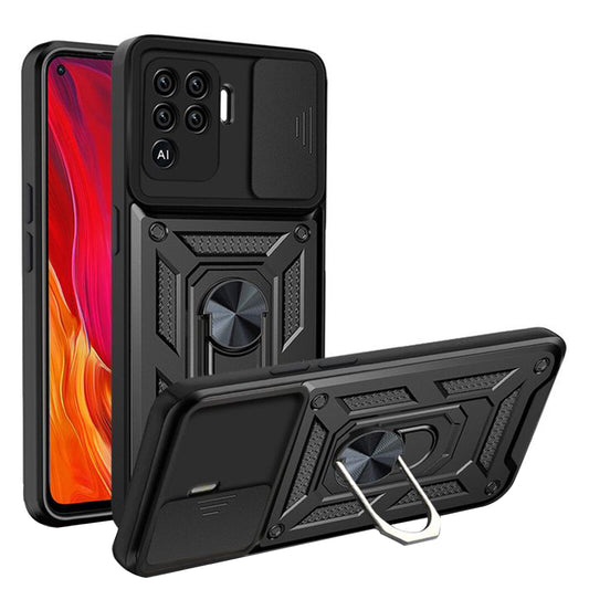 Capa para Oppo A94 / Reno5 Lite, Techsuit, CamShield, Preta