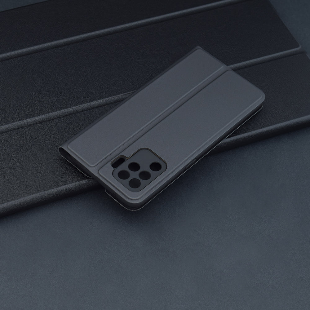 Capa para Oppo A94 / Reno5 Lite, Techsuit, Magskin Book, Preta