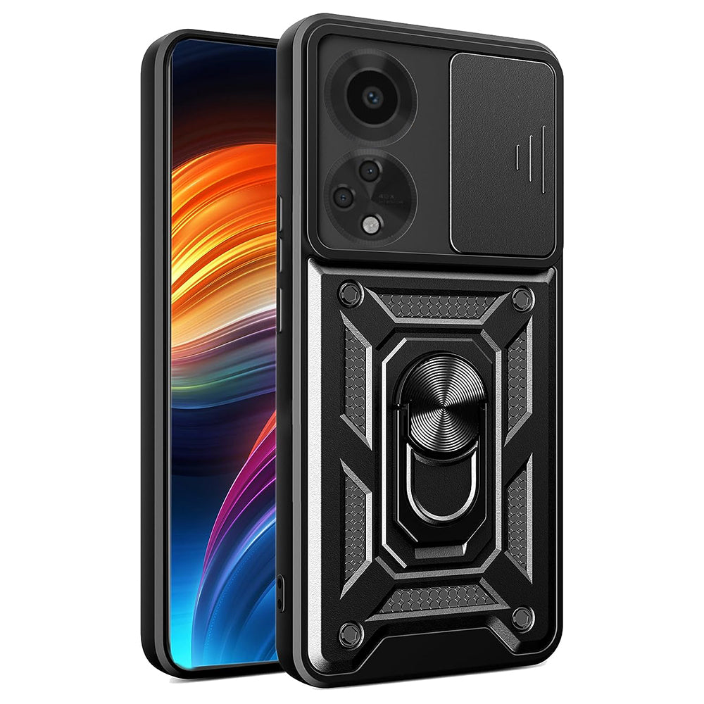 Capa para Oppo A98, Techsuit, CamShield, Preta