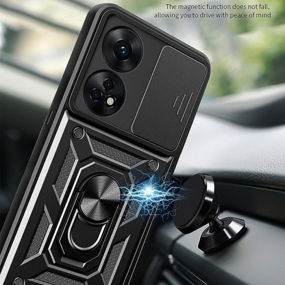 Capa para Oppo A98, Techsuit, CamShield, Preta
